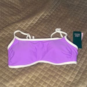 Wild Fable Purple Swim‎ Top With Removable Pads